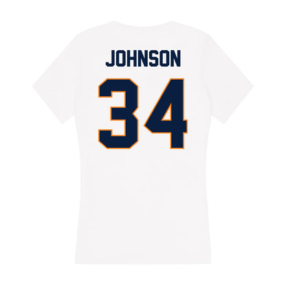 UTEP - NCAA Football : Xavier Johnson - Women's V-Neck T-Shirt-1