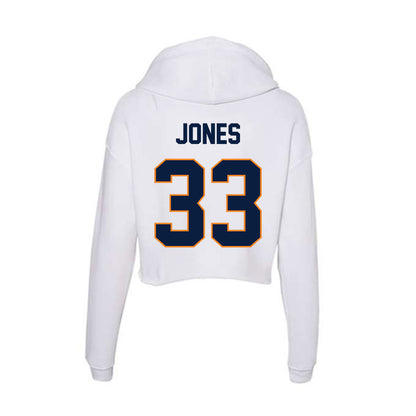 UTEP - NCAA Men's Basketball : Elijah Jones - Women's Crop Fleece Hoodie-1