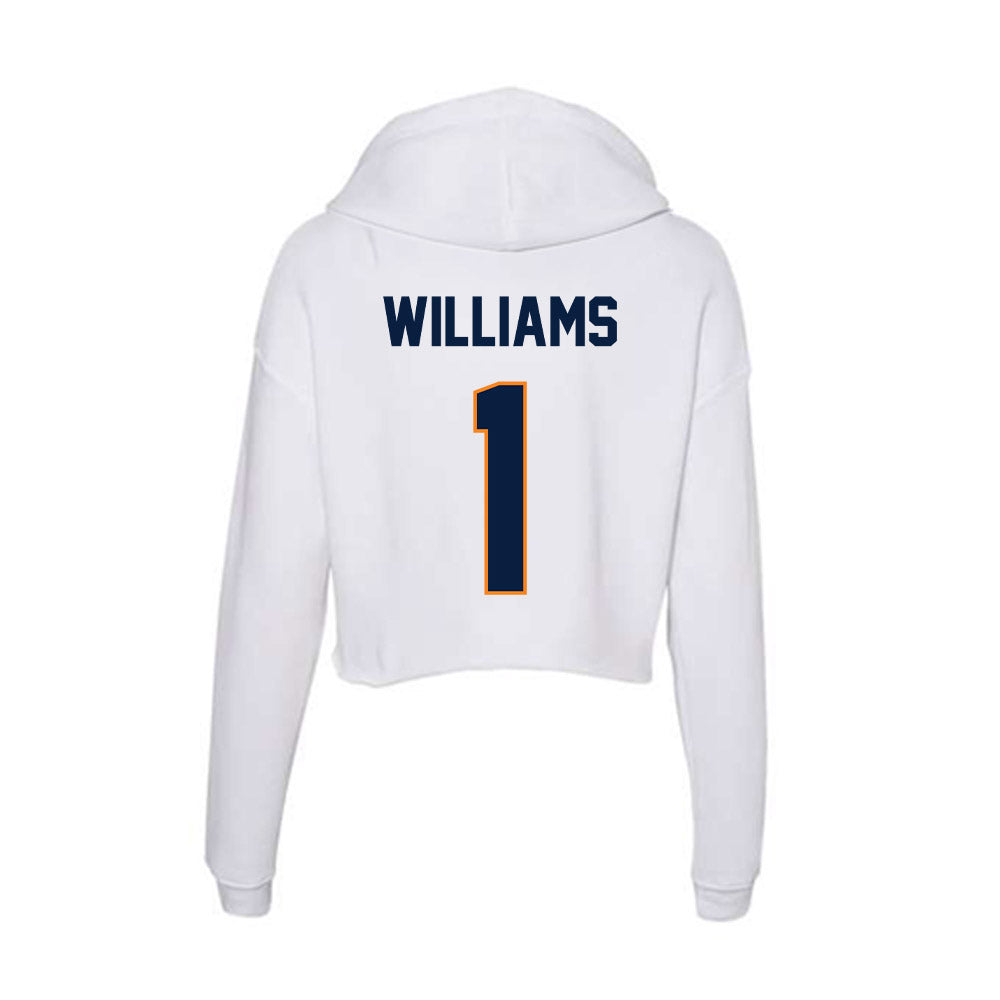 UTEP - NCAA Women's Soccer : Sydney Williams - Women's Crop Fleece Hoodie-1