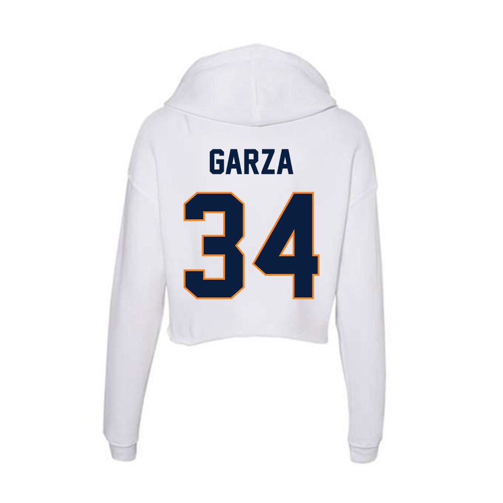 UTEP - NCAA Women's Soccer : Cassandra Garza - Women's Crop Fleece Hoodie-1