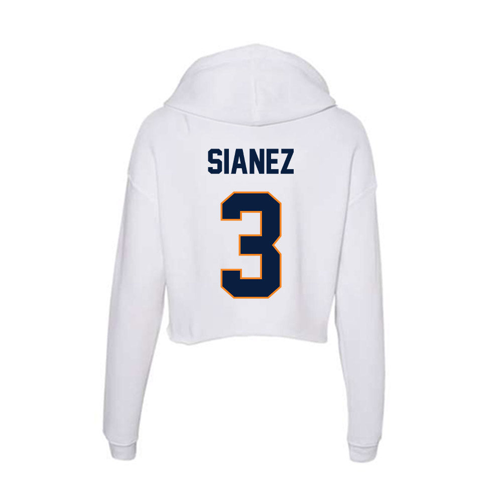 UTEP - NCAA Women's Volleyball : Alyssa Sianez - Women's Crop Fleece Hoodie-1