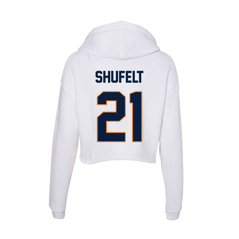 UTEP - NCAA Football : Stratton Shufelt - Women's Crop Fleece Hoodie-1