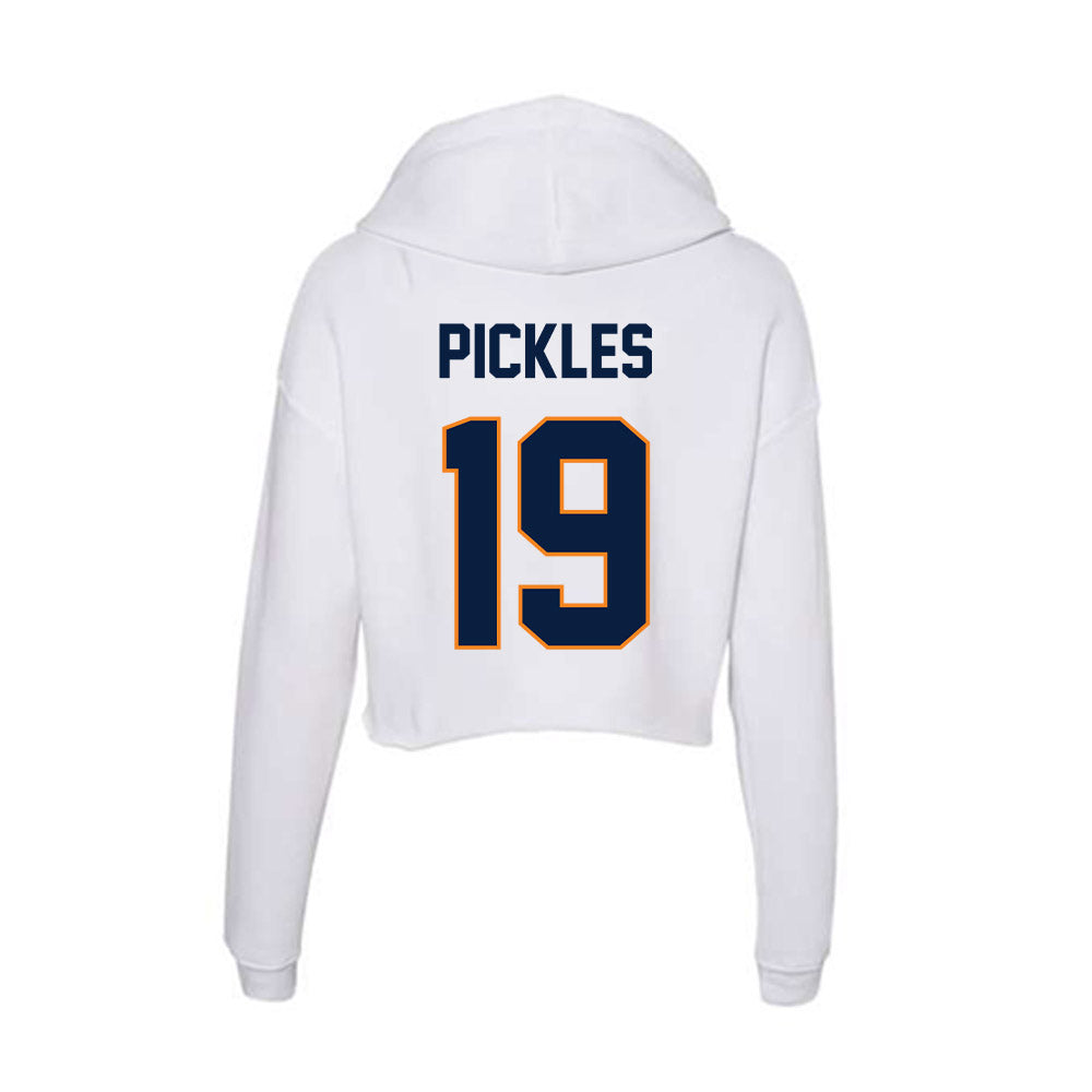 UTEP - NCAA Football : JP Pickles - Women's Crop Fleece Hoodie-1