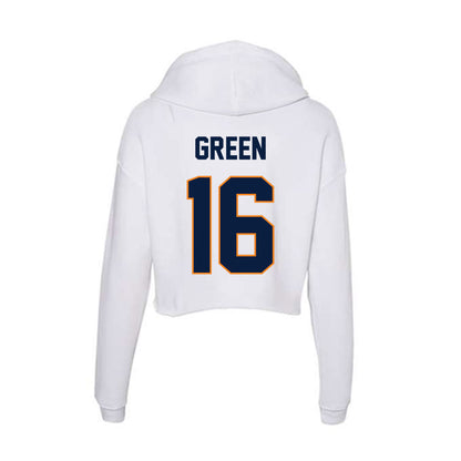 UTEP - NCAA Football : Yessman Green - Women's Crop Fleece Hoodie-1