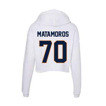 UTEP - NCAA Football : Luka Matamoros - Women's Crop Fleece Hoodie-1