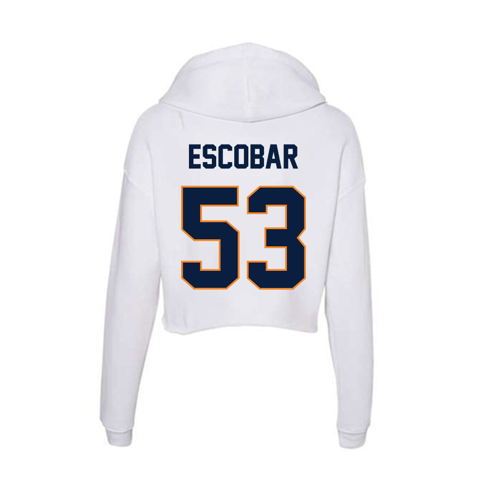 UTEP - NCAA Football : Ivan Escobar - Women's Crop Fleece Hoodie-1