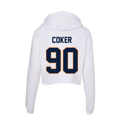 UTEP - NCAA Football : Ashton Coker - Women's Crop Fleece Hoodie-1