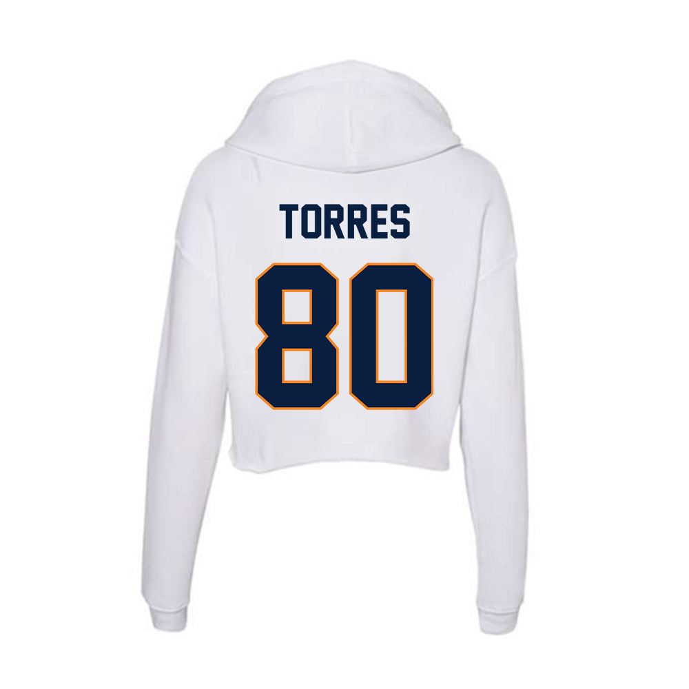 UTEP - NCAA Football : Marcus Torres - Women's Crop Fleece Hoodie-1