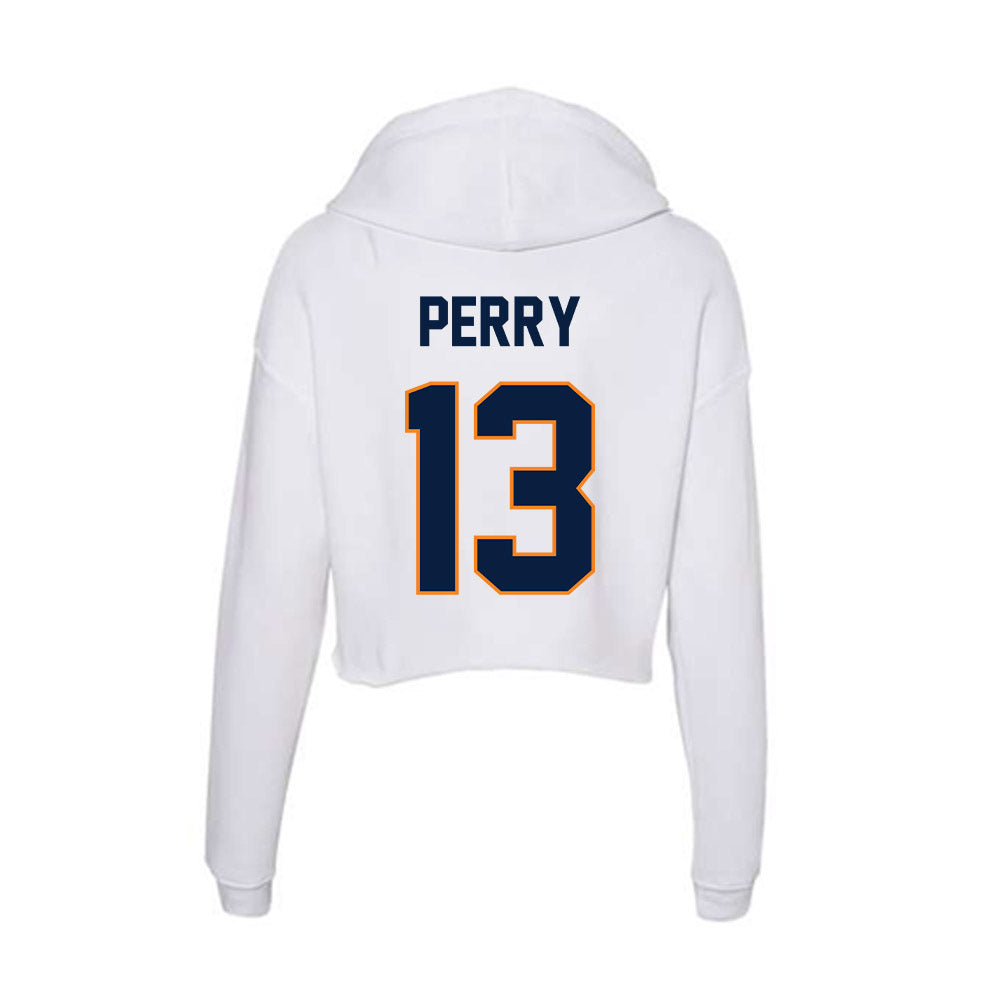 UTEP - NCAA Women's Volleyball : Lauren Perry - Women's Crop Fleece Hoodie-1