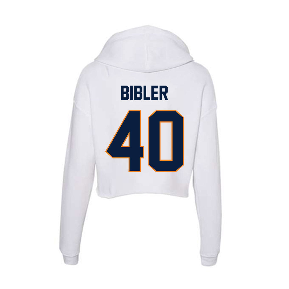 UTEP - NCAA Football : Chase Bibler - Women's Crop Fleece Hoodie-1