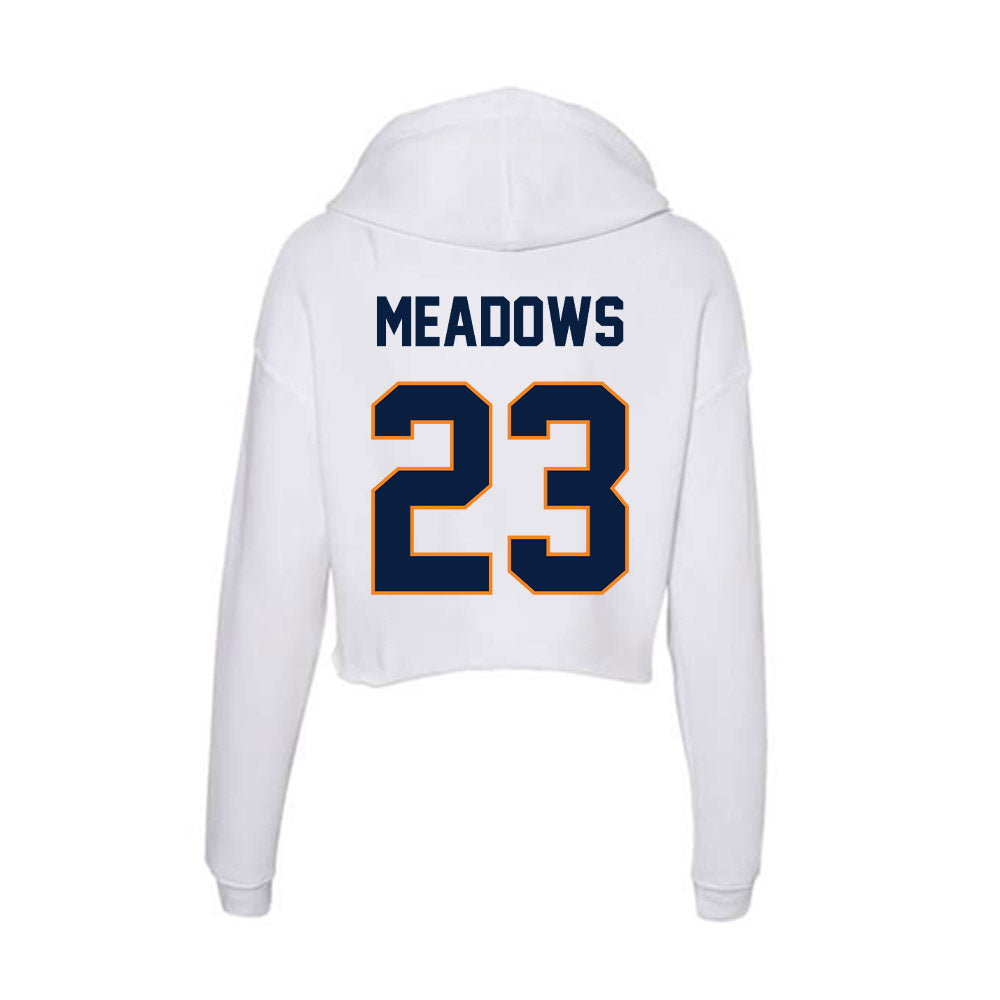 UTEP - NCAA Football : Trace Meadows - Women's Crop Fleece Hoodie-1