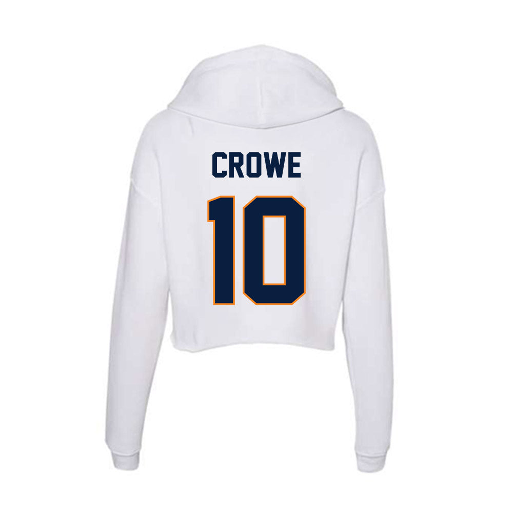 UTEP - NCAA Women's Volleyball : Hannah Crowe - Women's Crop Fleece Hoodie-1