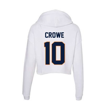 UTEP - NCAA Women's Volleyball : Hannah Crowe - Women's Crop Fleece Hoodie-1