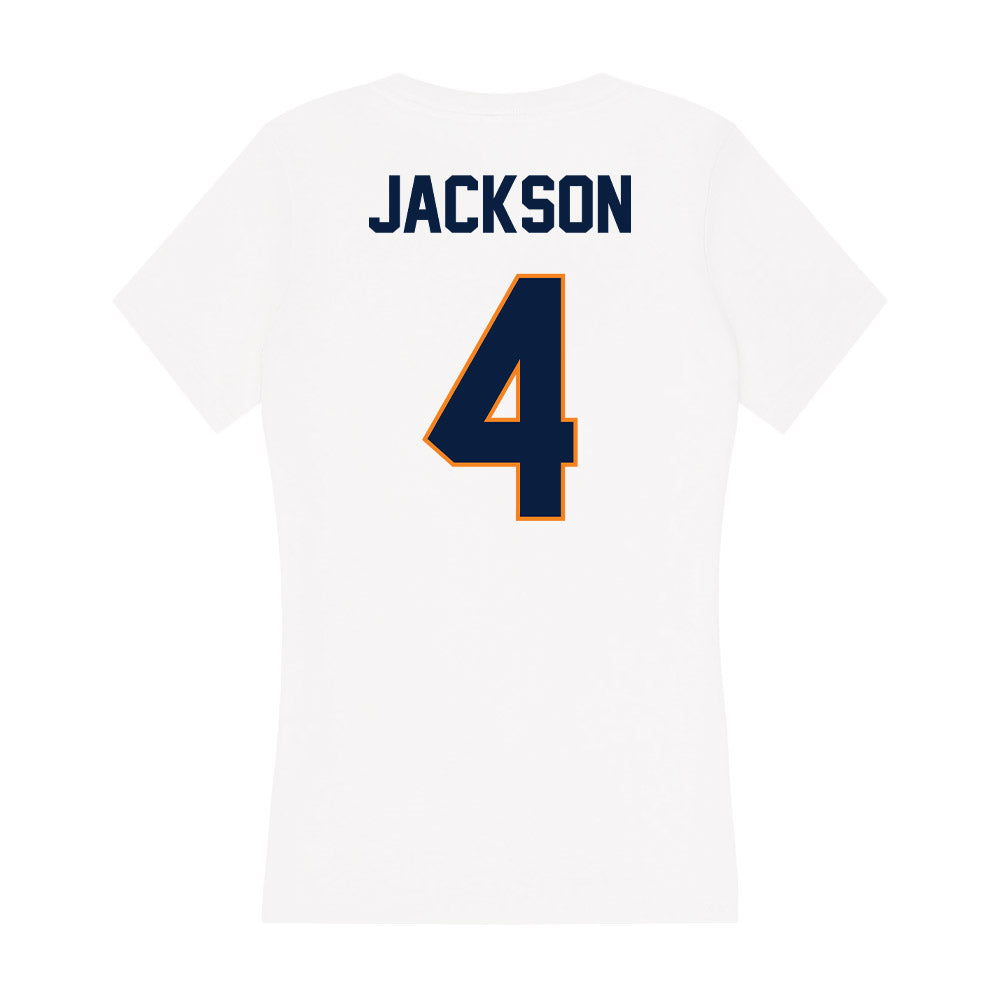 UTEP - NCAA Football : Jevon Jackson - Women's V-Neck T-Shirt-1