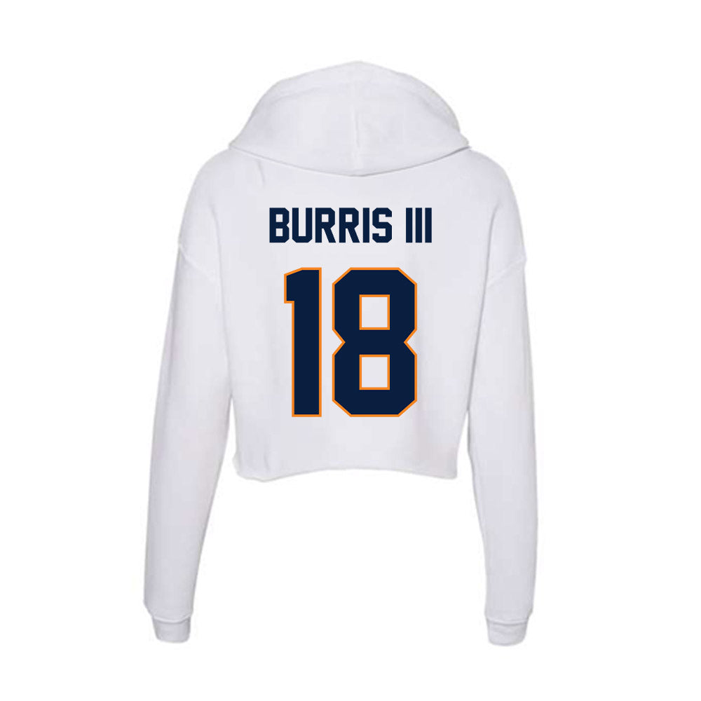 UTEP - NCAA Football : John Burris III - Women's Crop Fleece Hoodie-1