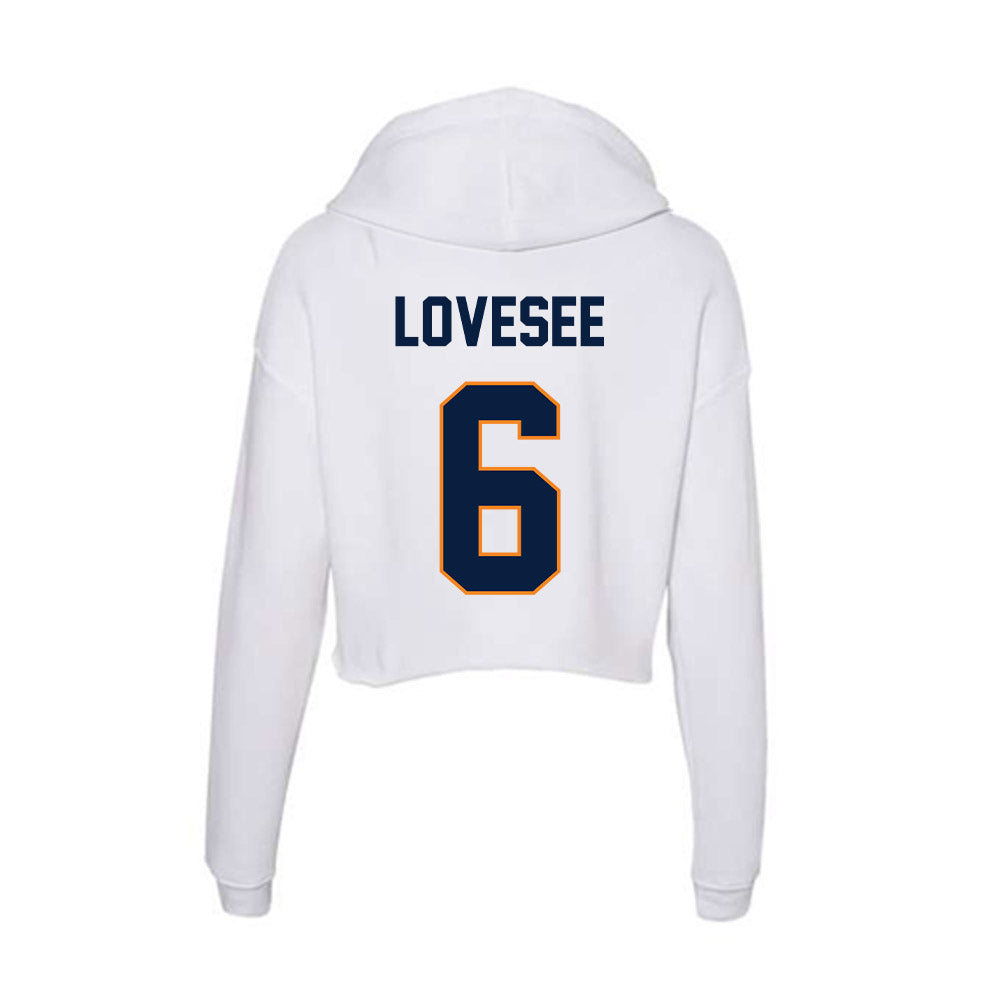 UTEP - NCAA Women's Volleyball : Torrance Lovesee - Women's Crop Fleece Hoodie-1