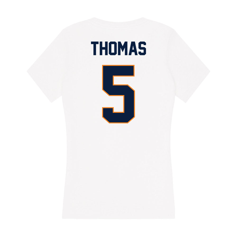 UTEP - NCAA Football : Kam Thomas - Women's V-Neck T-Shirt-1