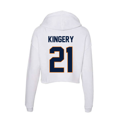 UTEP - NCAA Softball : Olivia Kingery - Women's Crop Fleece Hoodie-1