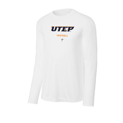 UTEP - NCAA Football : Isaiah Wright - Activewear Long Sleeve T-Shirt-0