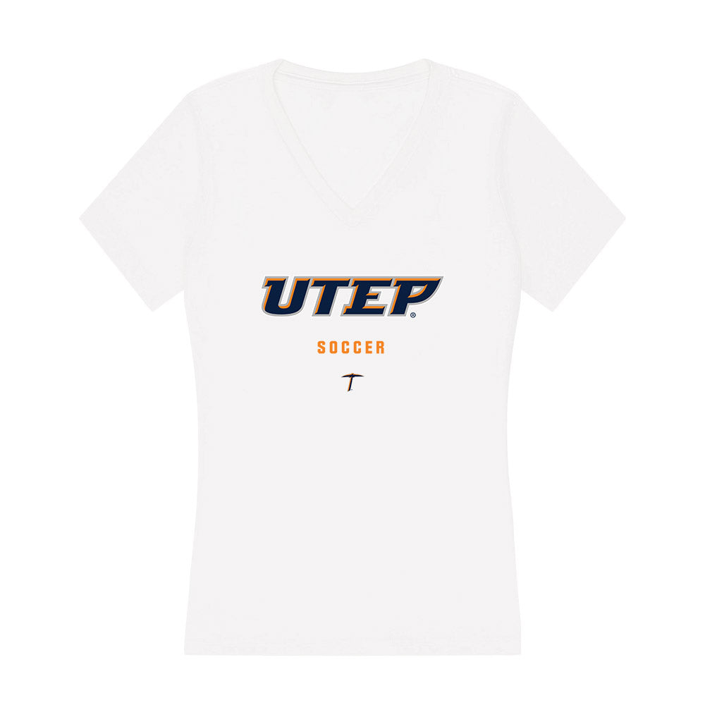 UTEP - NCAA Women's Soccer : Emely Reyes - Women's V-Neck T-Shirt-0