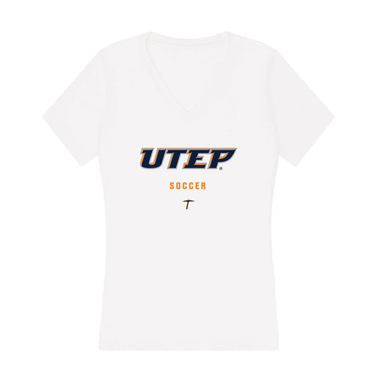 UTEP - NCAA Women's Soccer : Emely Reyes - Women's V-Neck T-Shirt-0