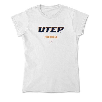 UTEP - NCAA Football : Kam Thomas - Soft Style Women’s T-Shirt-0