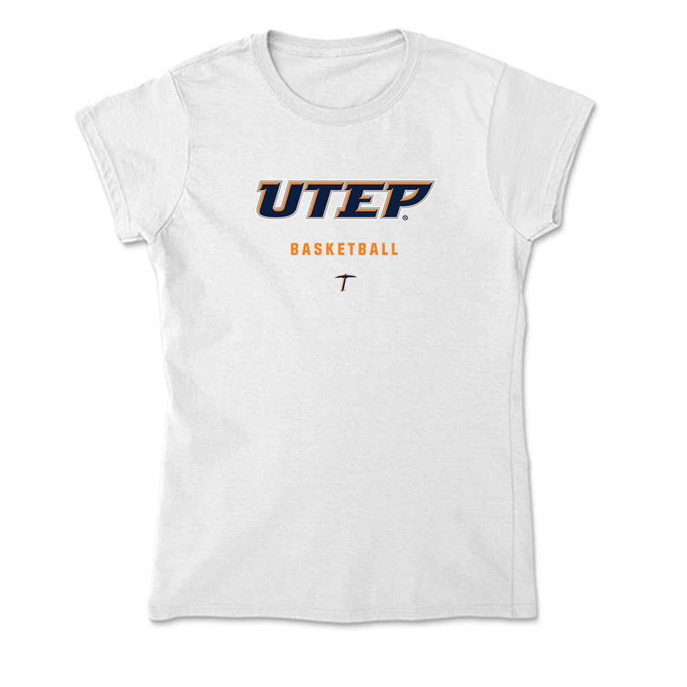 UTEP - NCAA Men's Basketball : Kevin Kalu - Soft Style Women’s T-Shirt-0