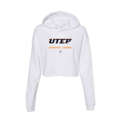 UTEP - Men's Basketball Legends : Stefon Jackson - Women's Crop Fleece Hoodie-0