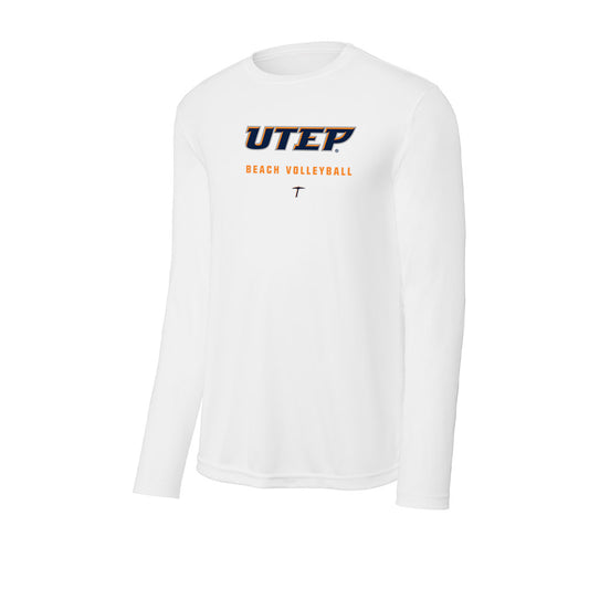 UTEP - NCAA Beach Volleyball : Mia Theisler - Activewear Long Sleeve T-Shirt-0