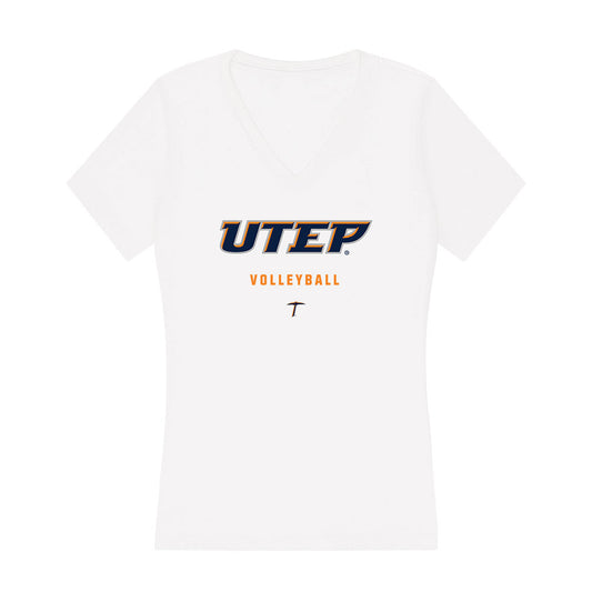 UTEP - NCAA Women's Volleyball : Mackenzi Davis - Women's V-Neck T-Shirt-0