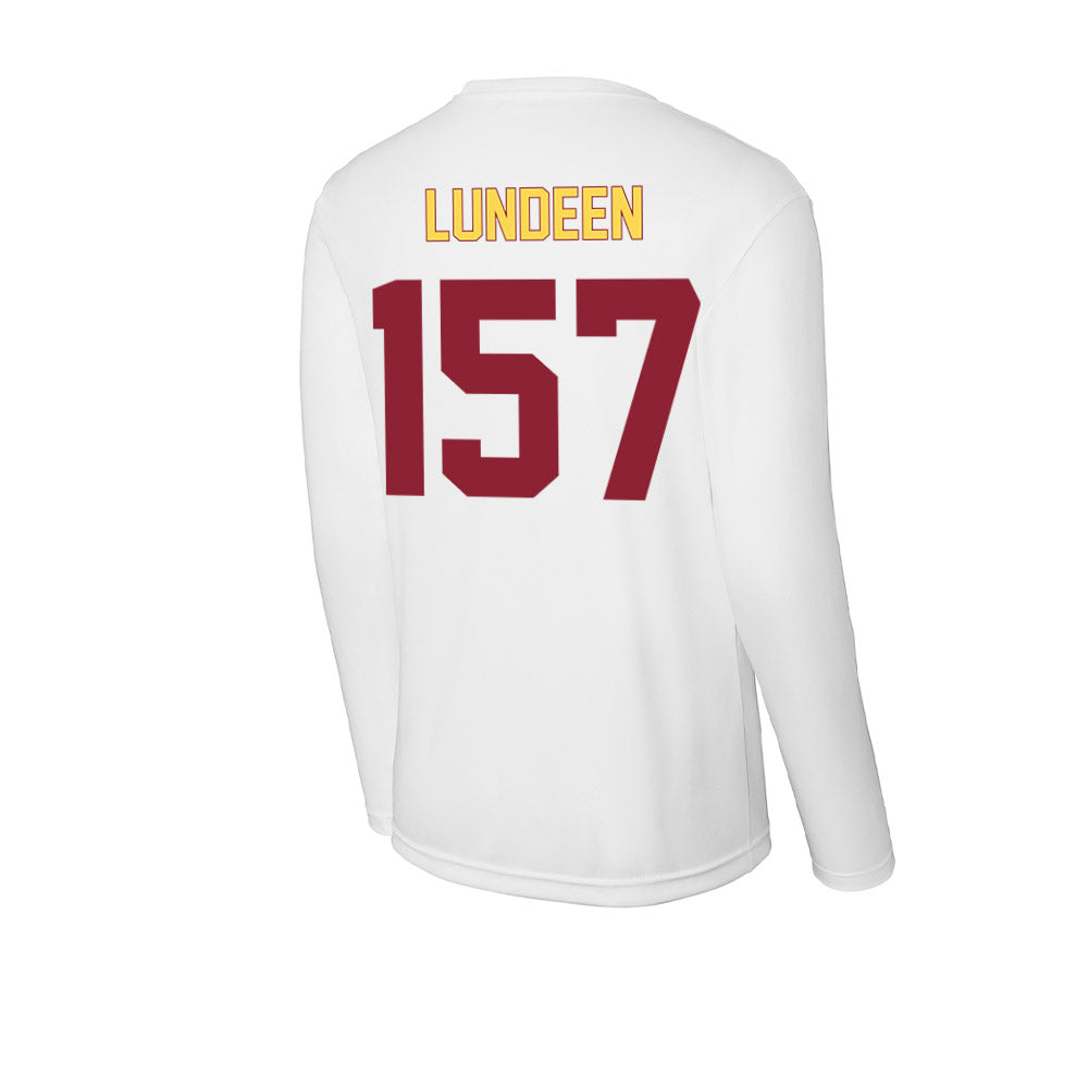 NSU - NCAA Wrestling : Griffin Lundeen - Activewear Long Sleeve T-Shirt-1