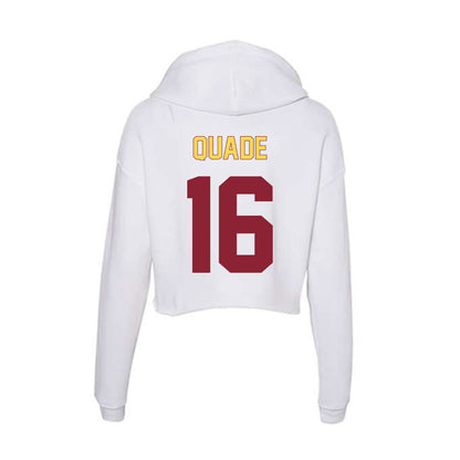 NSU - NCAA Football : Kimani Quade - Women's Crop Fleece Hoodie-1