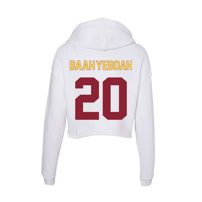 NSU - NCAA Men's Basketball : Marley Baah-Yeboah - Women's Crop Fleece Hoodie-1