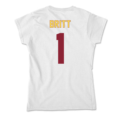 NSU - NCAA Football : Daniel Britt - Soft Style Women’s T-Shirt-1