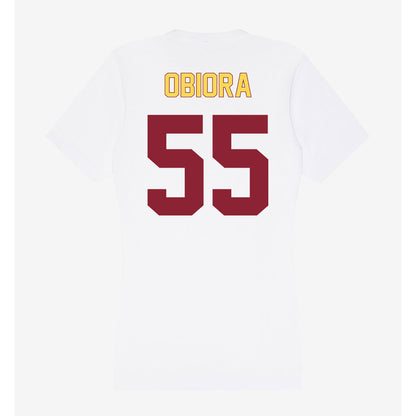 NSU - NCAA Men's Basketball : Tobi Obiora - Women's V-Neck T-Shirt-1