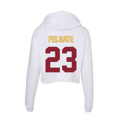 NSU - NCAA Women's Soccer : Molly Felgate - Women's Crop Fleece Hoodie-1