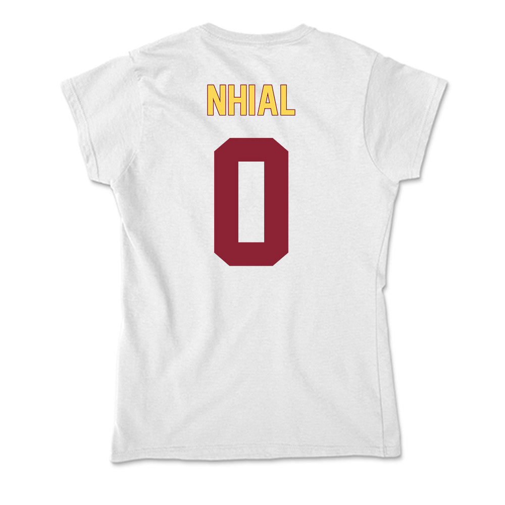 NSU - NCAA Men's Basketball : Michael Nhial - Soft Style Women’s T-Shirt-1