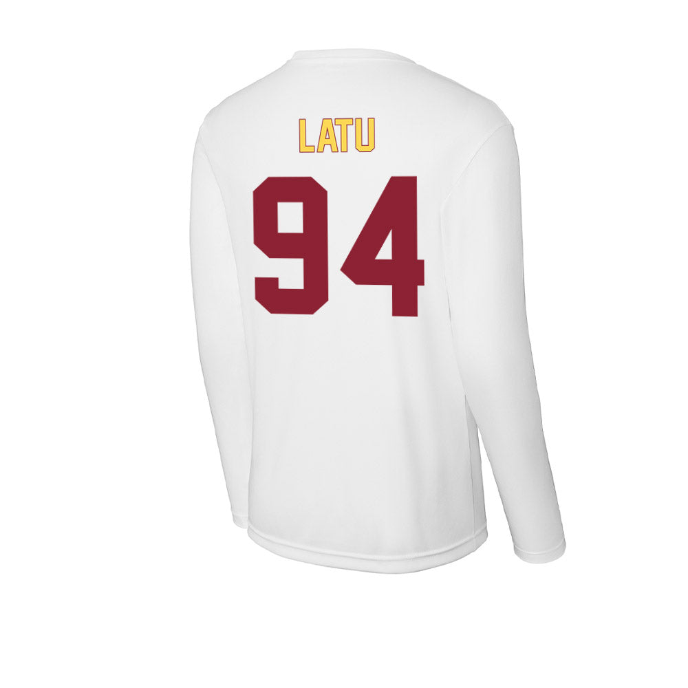 NSU - NCAA Football : Tau Latu - Activewear Long Sleeve T-Shirt-1