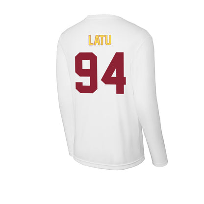 NSU - NCAA Football : Tau Latu - Activewear Long Sleeve T-Shirt-1