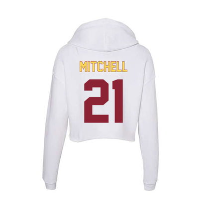 NSU - NCAA Men's Basketball : Kaleb Mitchell - Women's Crop Fleece Hoodie-1