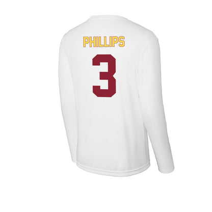 NSU - NCAA Men's Basketball : Brendan Phillips - Activewear Long Sleeve T-Shirt-1