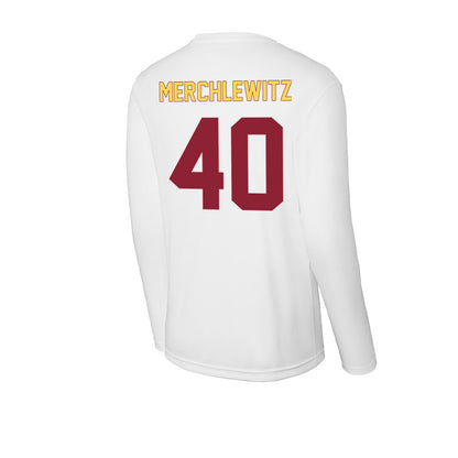 NSU - NCAA Football : Jake Merchlewitz - Activewear Long Sleeve T-Shirt-1