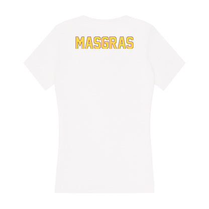 NSU - NCAA Women's Swimming & Diving : Sidney Masgras - Women's V-Neck T-Shirt-1