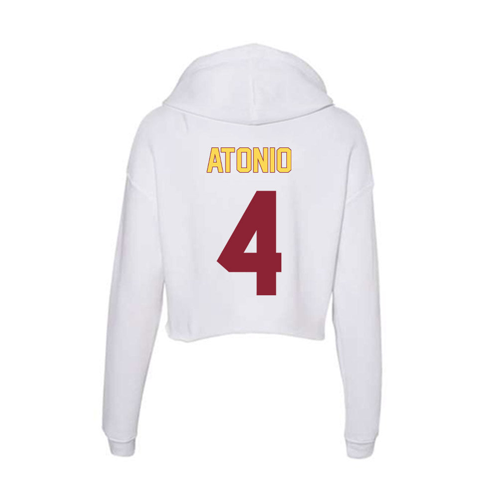 NSU - NCAA Football : Azariah Atonio - Women's Crop Fleece Hoodie-1