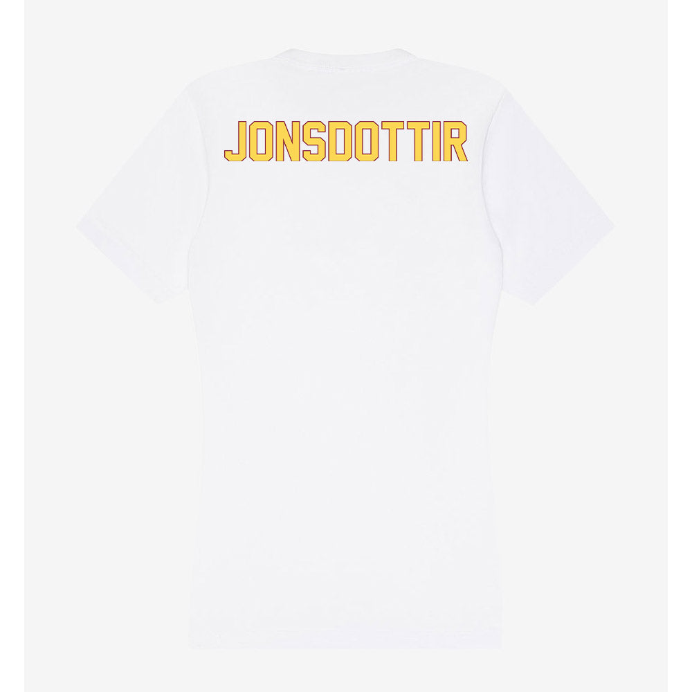 NSU - NCAA Women's Track & Field : Elisabet Jonsdottir - Women's V-Neck T-Shirt-1