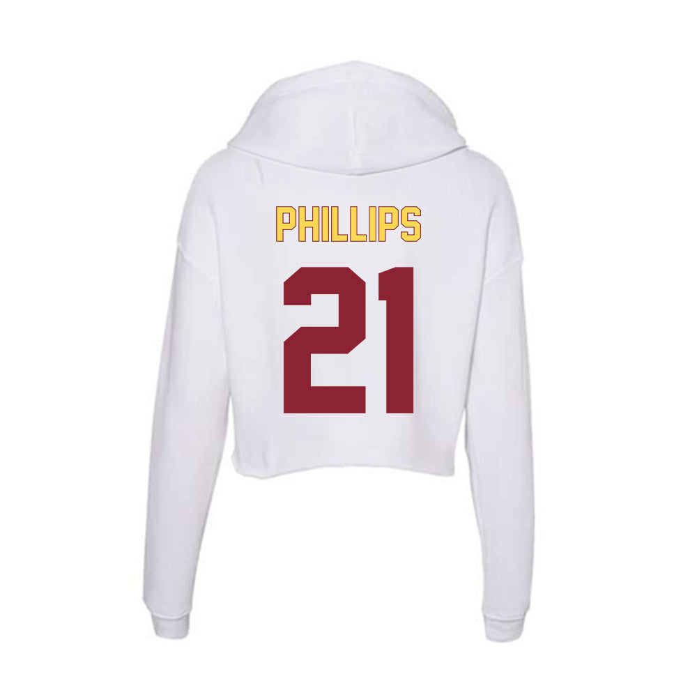 NSU - NCAA Women's Soccer : Alexis Phillips - Women's Crop Fleece Hoodie-1