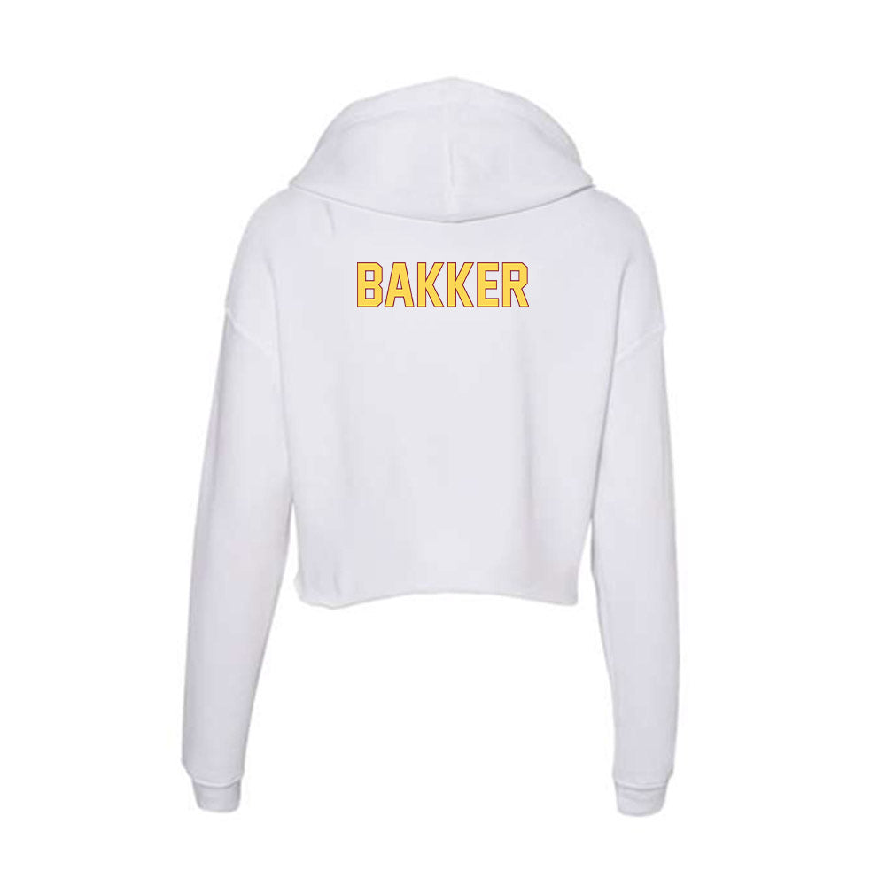 NSU - NCAA Women's Track & Field : Payge Bakker - Women's Crop Fleece Hoodie-1