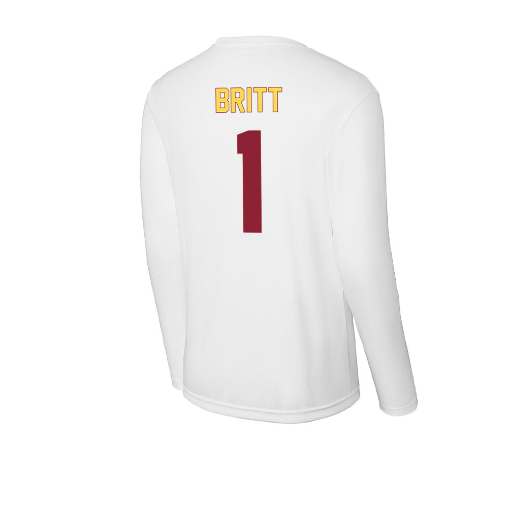 NSU - NCAA Football : Daniel Britt - Activewear Long Sleeve T-Shirt