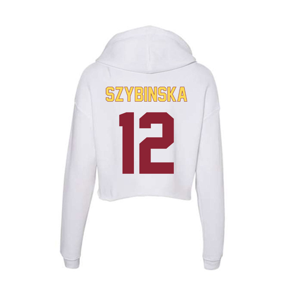 NSU - NCAA Women's Volleyball : Natalia Szybinska - Women's Crop Fleece Hoodie-1