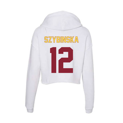 NSU - NCAA Women's Volleyball : Natalia Szybinska - Women's Crop Fleece Hoodie-1